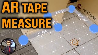 AR Measuring App Demo using ARCore in Unity Augmented Reality Apps [upl. by Harper]