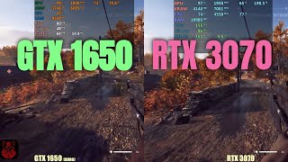 GTX 1650 vs RTX 3070 [upl. by Hamfurd]