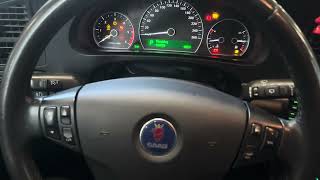 Saab 95 2006  2010 service reset [upl. by Timothea768]