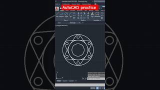 Autocad mechanical practice drawing  2d drawing  autocad tutorial in hindi  autocad 2d [upl. by Assirhc]