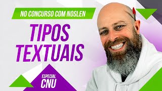 CNU  Tipos Textuais  Professor Noslen professornoslen cnu [upl. by Lliw]