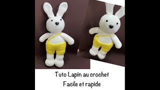 Tuto lapin au crochet [upl. by Tlevesor525]