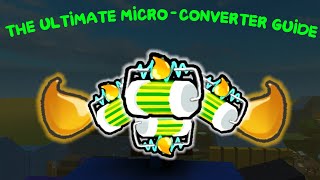 The ULTIMATE MicroConverter Guide in Bee Swarm Simulator [upl. by Arleta]