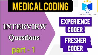 Experience Medical coder Interview Questions  Fresher  Experience interview Questions  cpc [upl. by Aynav]