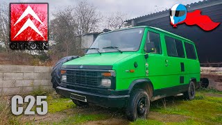 1983 Citroën C25 25D 55kW 4K Rescue Car Hero 151 Starting After 2 Years Abandoned  Test Drive [upl. by Asin]