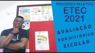 PROCESSO SELETIVO ETEC 2021  ANÁLISE DE CURRÍCULO [upl. by Ytsenoh]