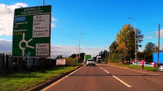 On the road from Fosse Park Leicester to Nuneaton [upl. by Curson]