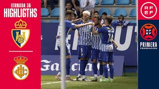 Resumen PrimeraFederación  SD Ponferradina 21 Real Unión Club  Jornada 36 Grupo 1 [upl. by Aidnic522]