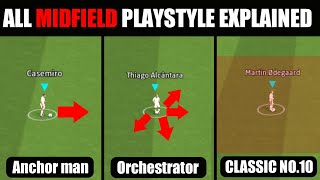 eFootball 2025 MOBILE  All MIDFIELD Playstyles EXPLAINED • PES MAN [upl. by Aivin]