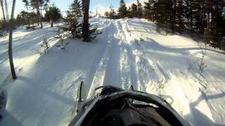 Back country riding Jackman Maine [upl. by Aznofla]