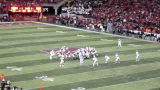 Nebraska vs Colorado North Stadium View 57 Yard Field Goal 11282008 [upl. by Eenet]