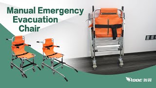 Stair Chair EMS  Manual Emergency Aluminum Alloy Foldable Stair Stretcher Chair [upl. by Greyson]