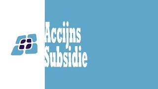 H6  Accijns en subsidie [upl. by Hedi]