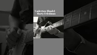 Undertow finale by Marty Friedman guitar cover guitarcover [upl. by Ecital]