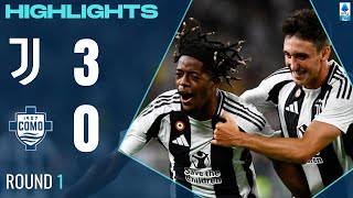 Juventus  Como 1907  30  Gli Highlights  Lega Serie A 202425 [upl. by Henning]