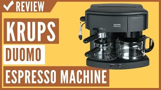 Krups 98542 Il Caffe Duomo Coffee and Espresso Machine Review [upl. by Zippel]