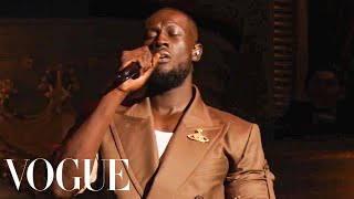 Stormzy Performs quotCrownquot at Vogue World London [upl. by Ayra]