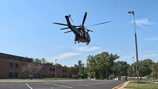 Maryland state trooper 1 doing a medivac at South River High School [upl. by Yoshiko]