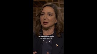 A bit of tension between Bret Baier and Kamala Harris SNL [upl. by Walford704]