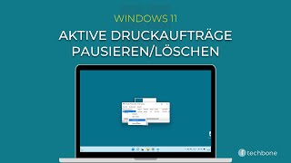 Druckaufträge pausierenlöschen Windows 11 [upl. by Enomal505]