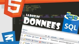 LA BASE DE DONNEES  CREER UN SITE WEB  7 [upl. by Delmer]