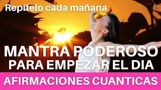 ☀️ DECRETOS de la MAÑANA ☀️  Afirmaciones para EMPEZAR el DIA con ENERGIA en POSITIVO  Mindset [upl. by Vey117]