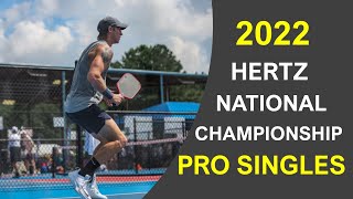 FULL MATCH Mens PRO Singles INTENSE pickleball comeback condensed [upl. by Adoc]