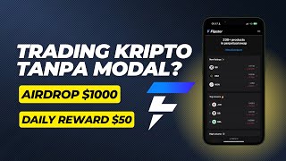 BELUM MULAI TRADING KRIPTO UDAH DIKASIH MODAL⁉️CARA DAPAT 1000 DI FLIPSTER [upl. by Ahsiya]