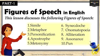 Top22 Figures of Speech in English Part1 [upl. by Wahl]