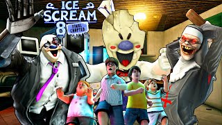 Ice Scream 8 Full Gameplay [upl. by Sethrida]