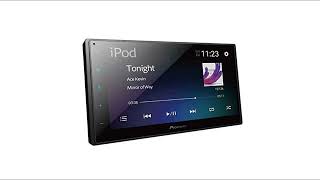 Pioneer DMH130BT 68 Inch Double Din RDS AV Receiver Apple CarPlay Android Auto [upl. by Earvin]