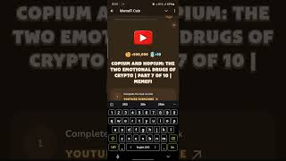 Copium and Hopium The Two Emotional Drugs of Crypto  Part 7 of 10  MemeFi [upl. by Jarret]