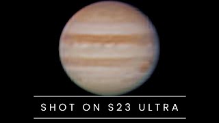 4K Jupiter Shot On S23 Ultra [upl. by Gomar379]