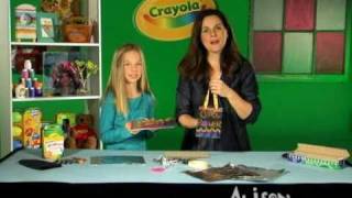 Crayola® Messages on Metal  Dry Erase Crayon Craft [upl. by Witkin317]