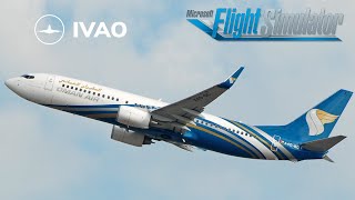 رحلة الخطوط العمانية افتراضية MSFS2020 Flight No OMA661 From OOMS TO OTHH quotIVAO Online quot [upl. by Froemming]