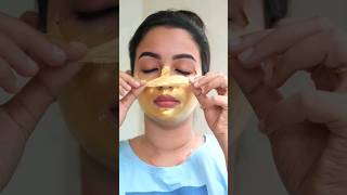 Trying theViral 24k gold mask 😳😳😳Im shook alice shorts outubeshorts [upl. by Korfonta]