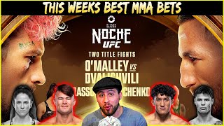 This Weeks Best MMA Bets  UFC 306 Betting Breakdown OMalley vs Dvalishvili  Lock Of The Week [upl. by Peatroy]