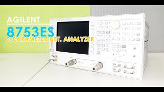 애질런트AGILENT 8753ES SParameter Network Analyzer  네트워크분석기 [upl. by Aicirtac725]