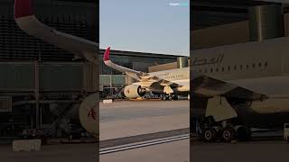 Qatar Airways A350900 in Full Glory Stunning 360° View at Doha Airport [upl. by Nawak318]