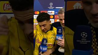 Jamie Carragher’s interview with Jadon Sancho 🤣 [upl. by Bamby265]