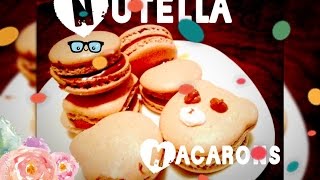 Macarons de nutella  Nutella macarons Postres Royals [upl. by Assir116]