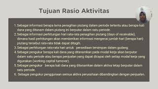 Rasio profitabilitasrasio aktivitas dan rasio nilai pasarKelompok 4ALK KELAS L [upl. by Geehan]