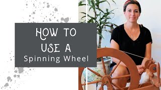 How to Use a Spinning wheel [upl. by Elaen]