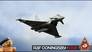 LIVE EUROFIGHTER TYPHOON FGR4 • RAF CONINGSBY 090124 [upl. by Reivaz]