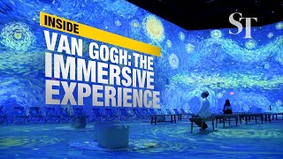 Van Gogh’s art comes to life at immersive digital exhibition at Resorts World Sentosa [upl. by Collbaith422]