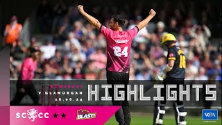 HIGHLIGHTS Somerset demolish Glamorgan at the CACG 🔥🔥 [upl. by Llevert401]