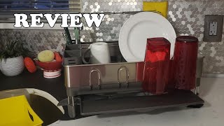 simplehuman Steel Frame Kitchen Dish Drying Rack – Review 2022 [upl. by Mcnelly]