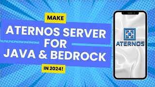 How To Make Aternos Server For Java and Bedrock Easy Tutorial [upl. by Roman]