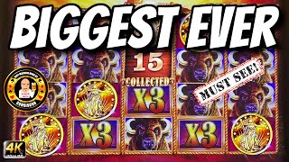 My BIGGEST Jackpots EVER  Penny Buffalo Gold Slot Machines [upl. by Poole]