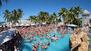 Insane Pool Party Dantes Key West Fantasy Fest 2023 [upl. by Schlenger]